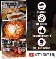 Heath Riles package beside a ruler showing bag size and portion information