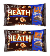 Heath toffee bits front packaging showing brand and twin 8oz bags for pantry convenience