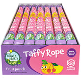Heaven & Earth front packaging showing 24 fruit punch taffy ropes and brand