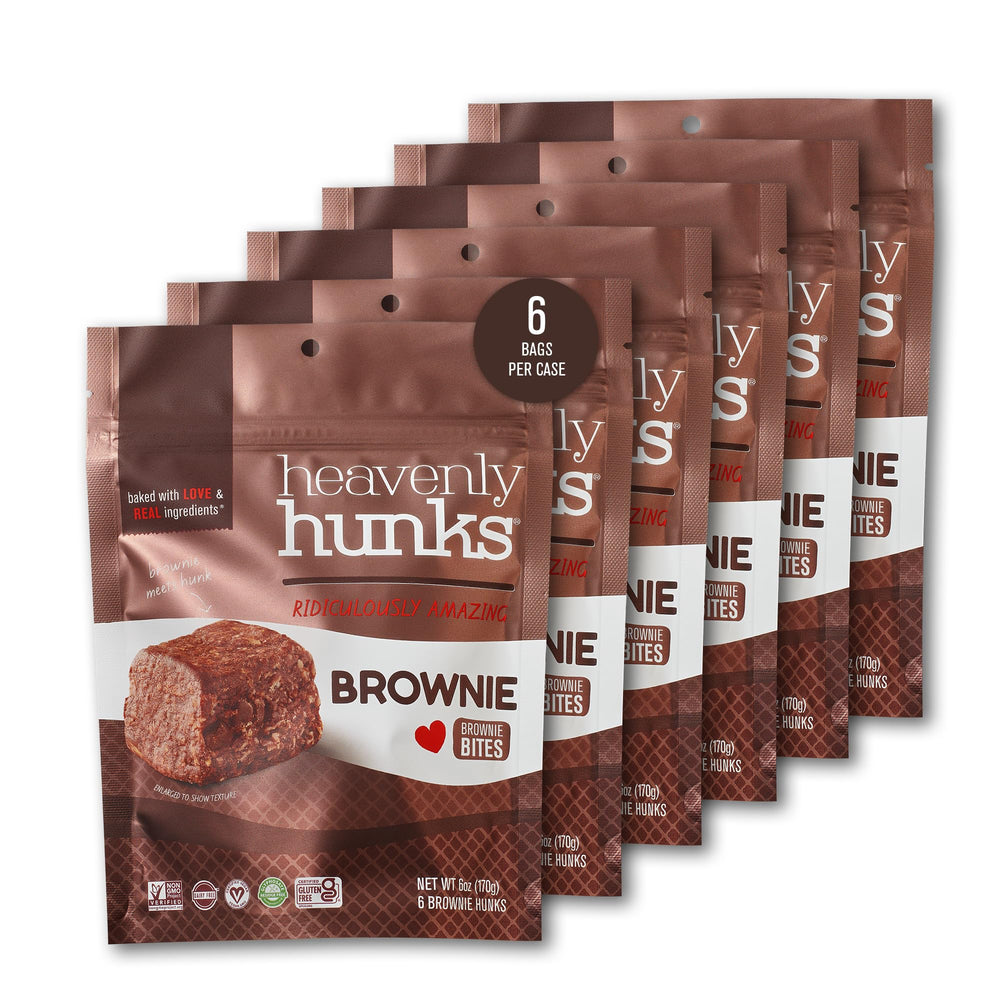 Heavenly Hunks front packaging showing six-pack and clear branding for convenience