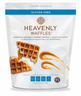Heavenly Waffles front packaging showing brand and pouch design for clear product ID and convenience