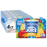 HEINZ Capri Sun front packaging showing 40 pouches, convenient bulk supply