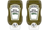 HEINZ dill relish front packaging showing bottle and label, convenient dispensing