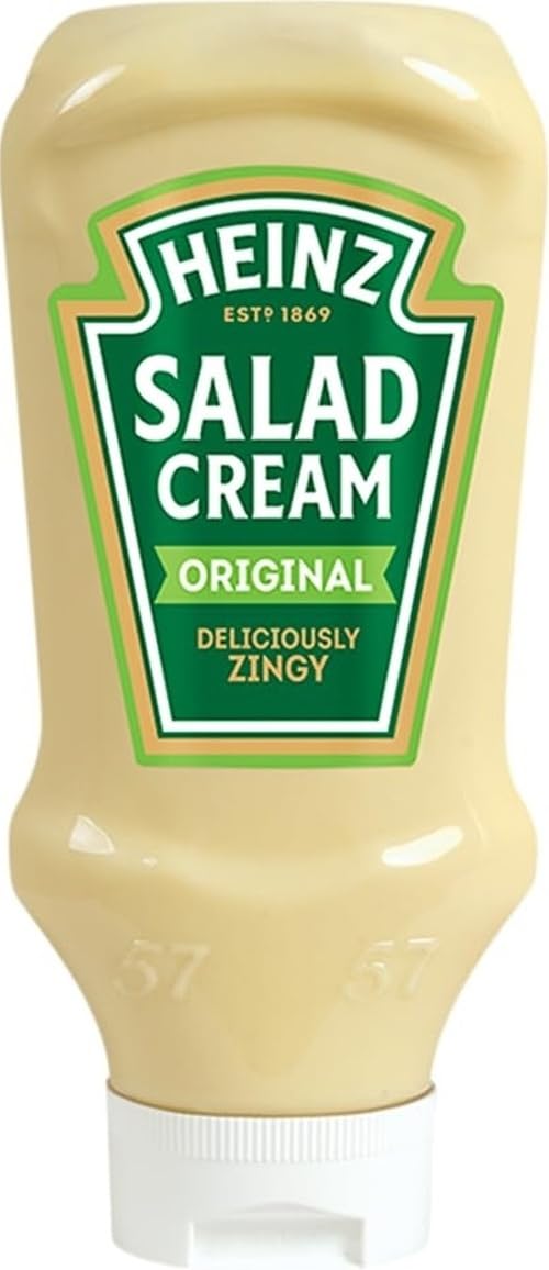 HEINZ Salad Cream front packaging showing label and easy-squeeze design for quick serving