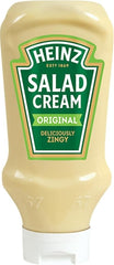 HEINZ Salad Cream front packaging showing label and easy-squeeze design for quick serving