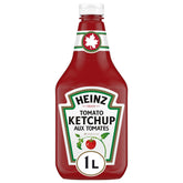 HEINZ squeeze ketchup front packaging showing bottle and label, convenient serving