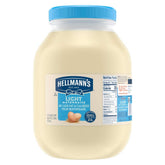 Hellmann's light mayonnaise front jar showing label and bulk size benefit