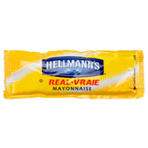 Hellmann's single-serve pouch front view showing logo and sealed convenience