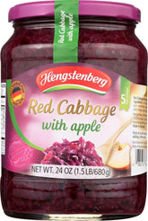 Hengstenberg front packaging showing 24 oz jar and label, convenient pantry staple