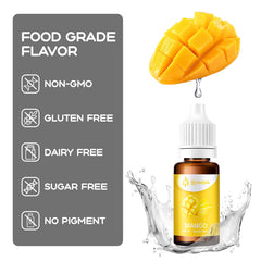 Herbeklab bottle labels listing flavors for easy selection and clarity