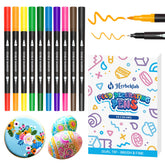 Herbeklab front packaging showing 10-color set and benefits