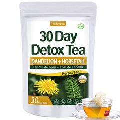 Herbmood front packaging showing 30 tea bags and product benefits