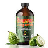 HERBOGANIC bottle front view showing soursop living bitter for easy identification