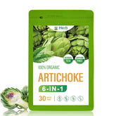 HerbOLITHIC front box showing 30 organic tea bags and clear branding