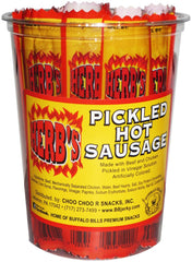 Herb's front packaging showing 24-count cup and branding for convenient storage