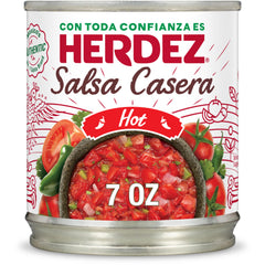 Herdez can top detail with pull-tab indicating convenience and freshness