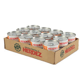 herdez taquera salsa front can showing label, ready for pantry use