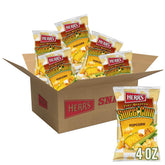 Herr's front packaging showing fire roasted sweet corn flavor and shareable five-pack benefit