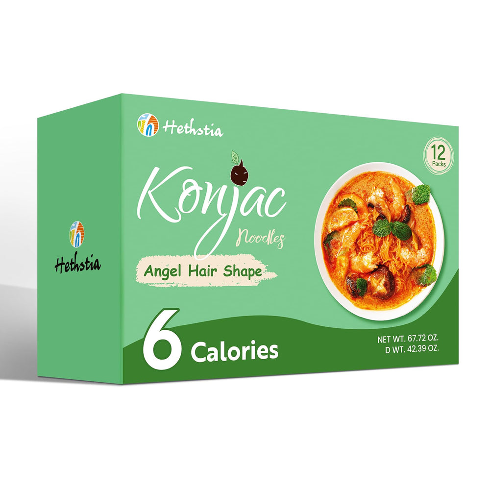 Hethstia front packaging showing 12-pack convenience and low-calorie benefit