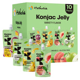 Hethstia front packshot showing all ten pouches and vibrant fruit images, convenient grab-and-go