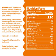 Close-up of Hethstia noodle texture showing firm non-fried bite benefit