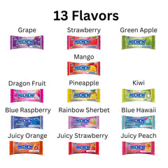 HI-CHEW close-up of chewy texture highlighting layered fruit flavor release