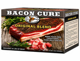 Hi Mountain front packaging of bacon cure kit showing included components and convenience
