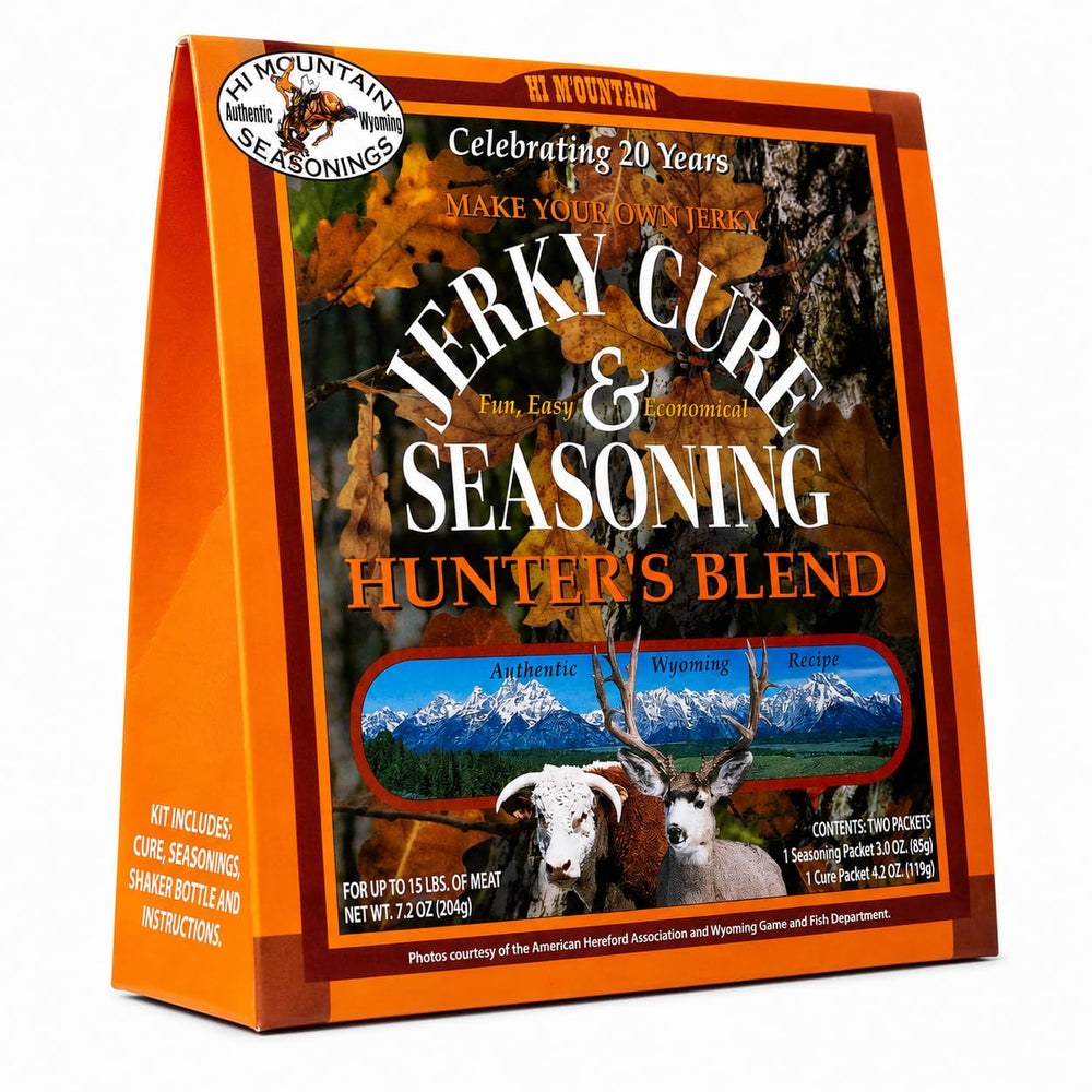 Hi Mountain front packaging showing Hunter's Blend kit and convenience