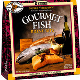 Hi Mountain front package showing two fish brine packets for easy use