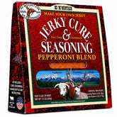 Hi Mountain front packaging showing pepperoni blend kit benefits
