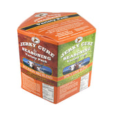 Hi Mountain front packaging showing five-flavor jerky kit, clear benefits