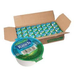 Hidden Valley front packaging showing 96-count ranch cups and clear branding benefit: trusted flavor
