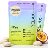 HIFLOW front packaging showing minty sugar-free gum and benefits