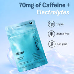 HIFLOW open tin with chewable pieces, easy carry and zero sugar benefit