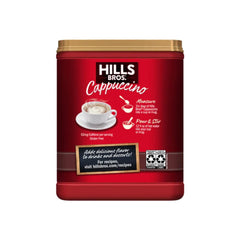 Hills Bros close-up of chocolate swirl highlighting rich mocha flavor benefit