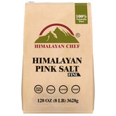 Himalayan Chef front of bag showing 8 lb packaging and brand for bulk convenience
