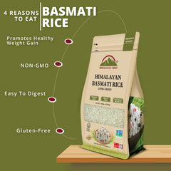 Himalayan Chef grain texture macro showing non-sticky surface and even cooking