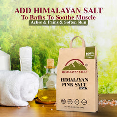 Himalayan Chef close-up of fine pink salt granules highlighting texture and quick dissolve