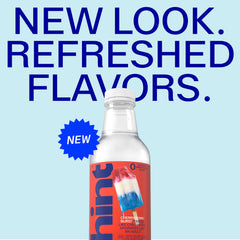 Hint label close-up highlighting flavor name and zero sugar benefit