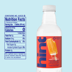 Hint bottle held in hand to show size and easy grab-and-go convenience