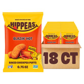 HIPPEAS front packaging showing bold Blazin' Hot branding and benefits