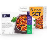 HMR front packaging showing product name and six-pack convenience benefit