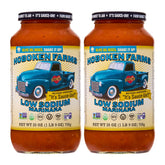Hoboken Farms front jar label showing certifications and benefits