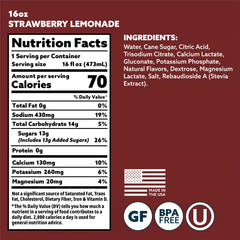 HOIST label close-up with nutrition and electrolyte ingredient details