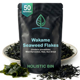 Holistic Bin front pack 50g showing product and resealable pouch benefits