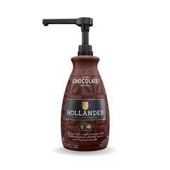Hollander front packaging showing large 89 oz bottle and pump providing easy service