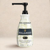 Hollander bottle front packaging showing product and volume, highlights professional size