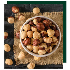Holmquist Hazelnuts served in a bowl suggesting convenient snacking and recipes