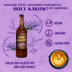 Holy Kakow close-up of syrup texture highlighting smooth viscous consistency benefit