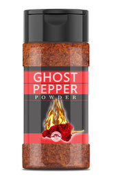 Holy Natural front packaging showing 100 g smoked ghost pepper powder benefit bold flavor